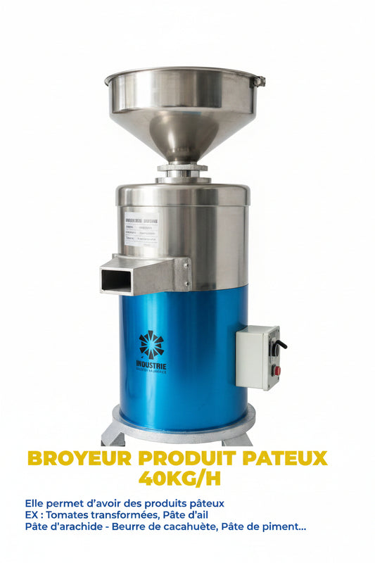 BROYEUR PRODUIT PATEUX 40 KG/H Max